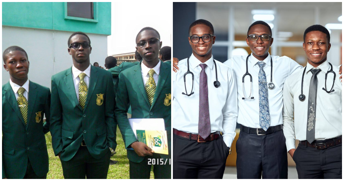 3 old friends from Prempeh College graduate together as medical doctors 6 years later