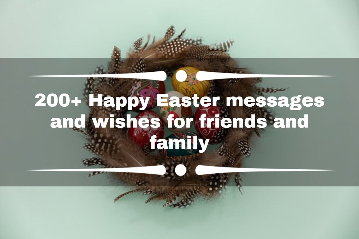 how do you wish your friend a happy easter?