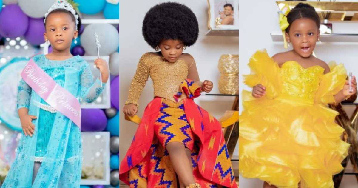 “The last slide alone” - Fans stunned over Baby Maxin’s corset couture dress and pose in 4 new birthday photos