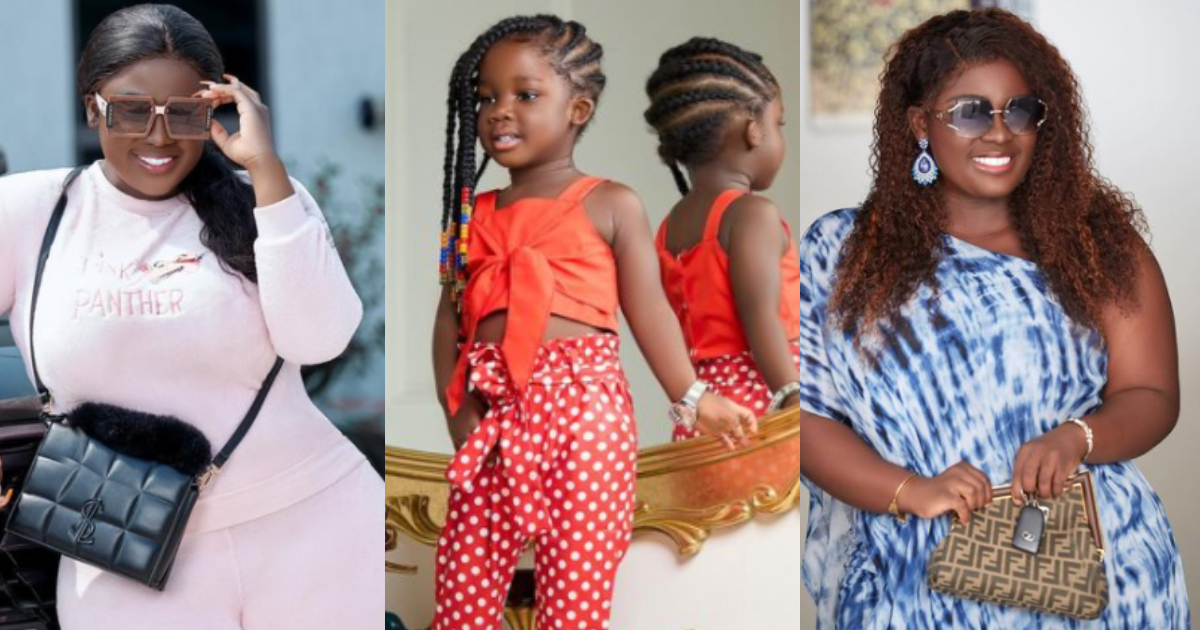 Tracey Boakye’s Daughter Akua Nhyira Grows tall at age 1; Turns Fashionista in Latest Photo