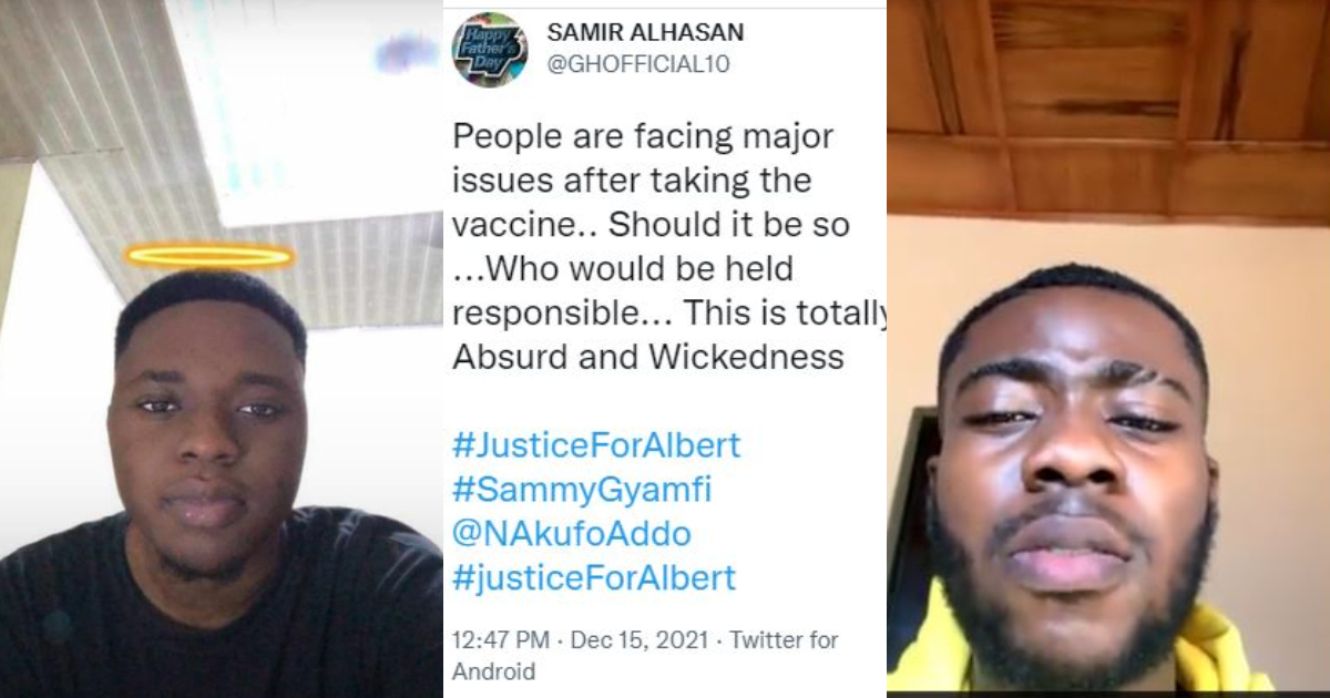 Justice4Albert: Ghanaians React To the Death of UG Student Who Died 2 days After Taking Covid Vaccine
