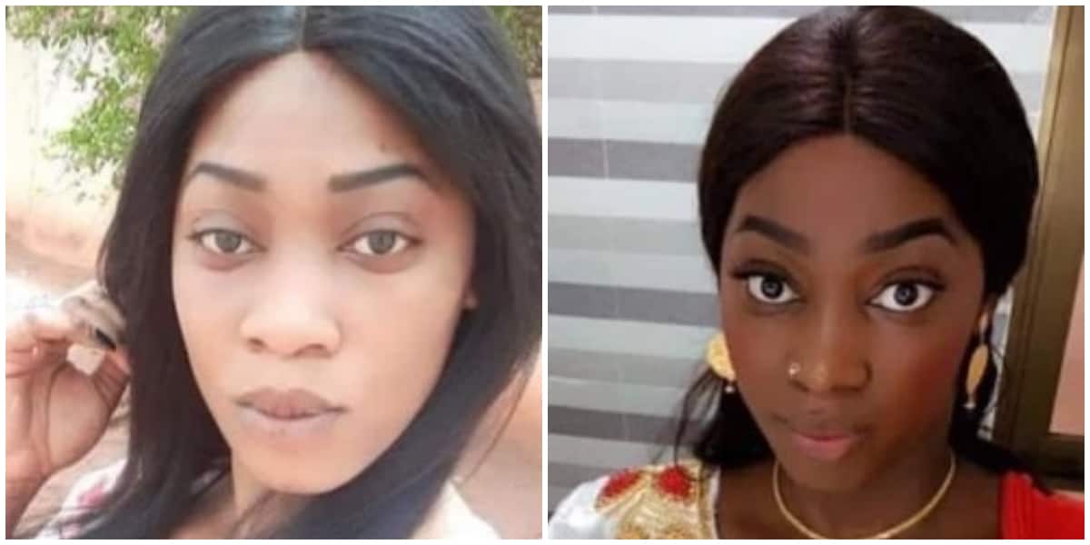 Photos of a lady who stopped bleaching.
