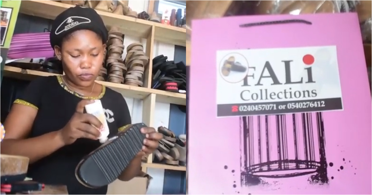 Meet the Ghanaian Lady who used Divine Direction to Start a Shoemaking Business