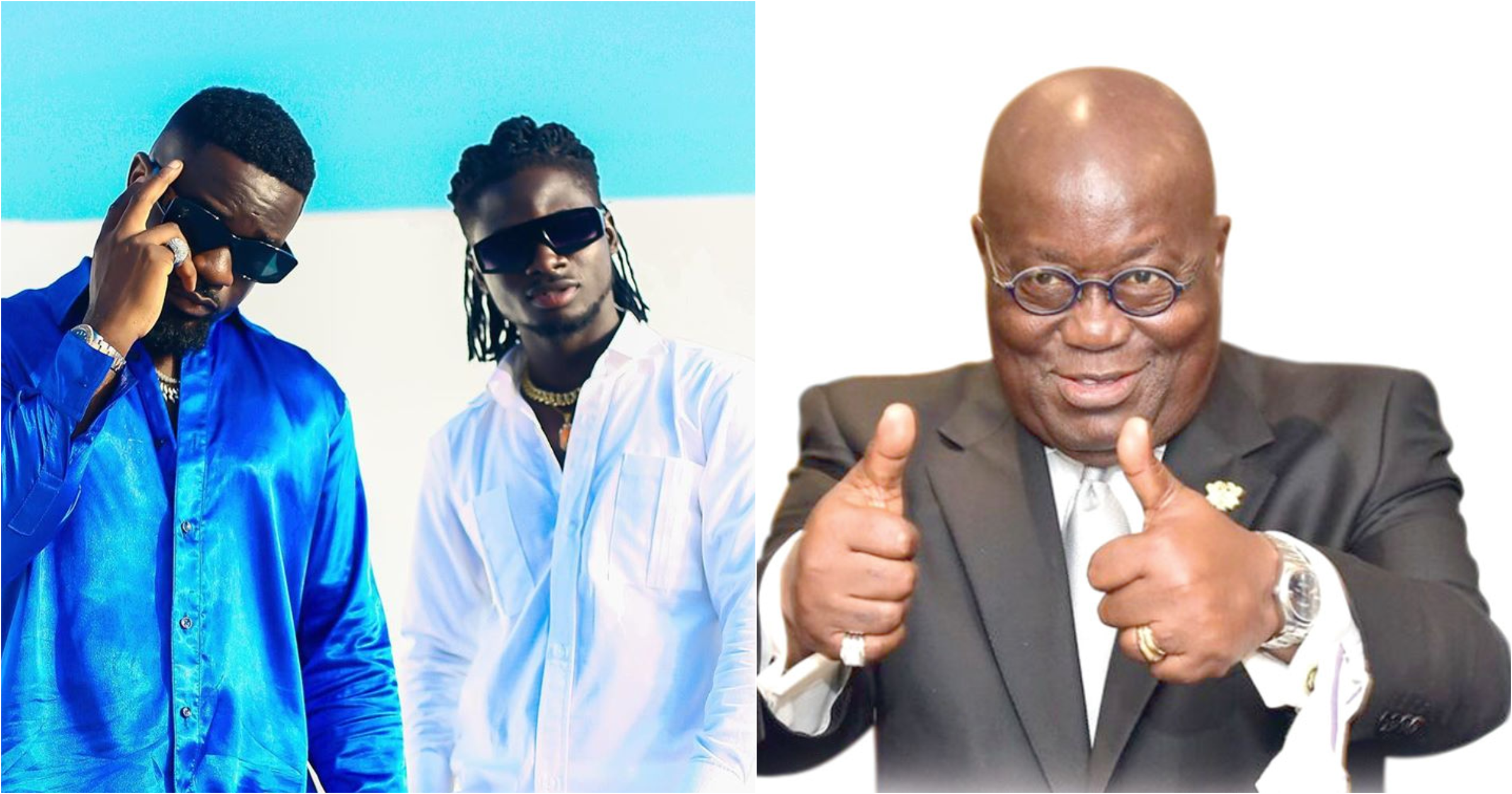 Sarkodie endorses Akufo-Addo in new song Happy Day featuring Kuami Eugene
