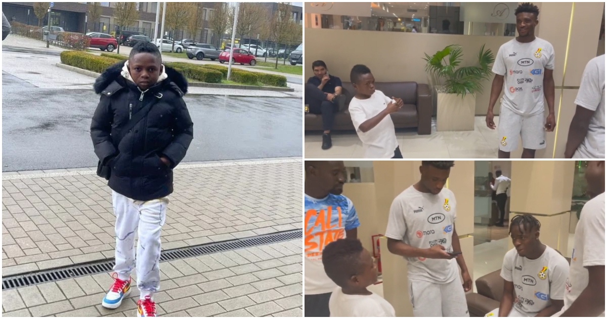 Yaw Dabo chills with Black Stars players in camp, cracks jokes with them in video