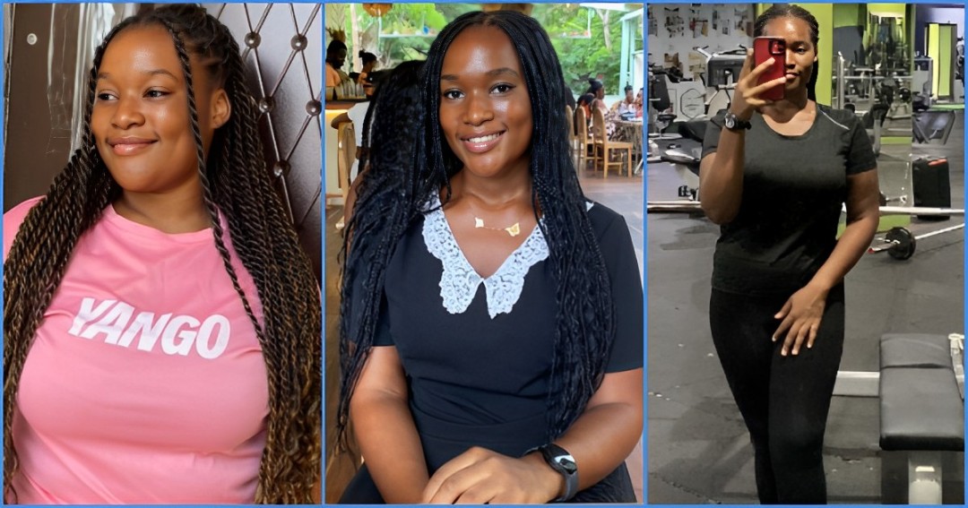 Beautiful Ghanaian lady shares incredible weight loss journey