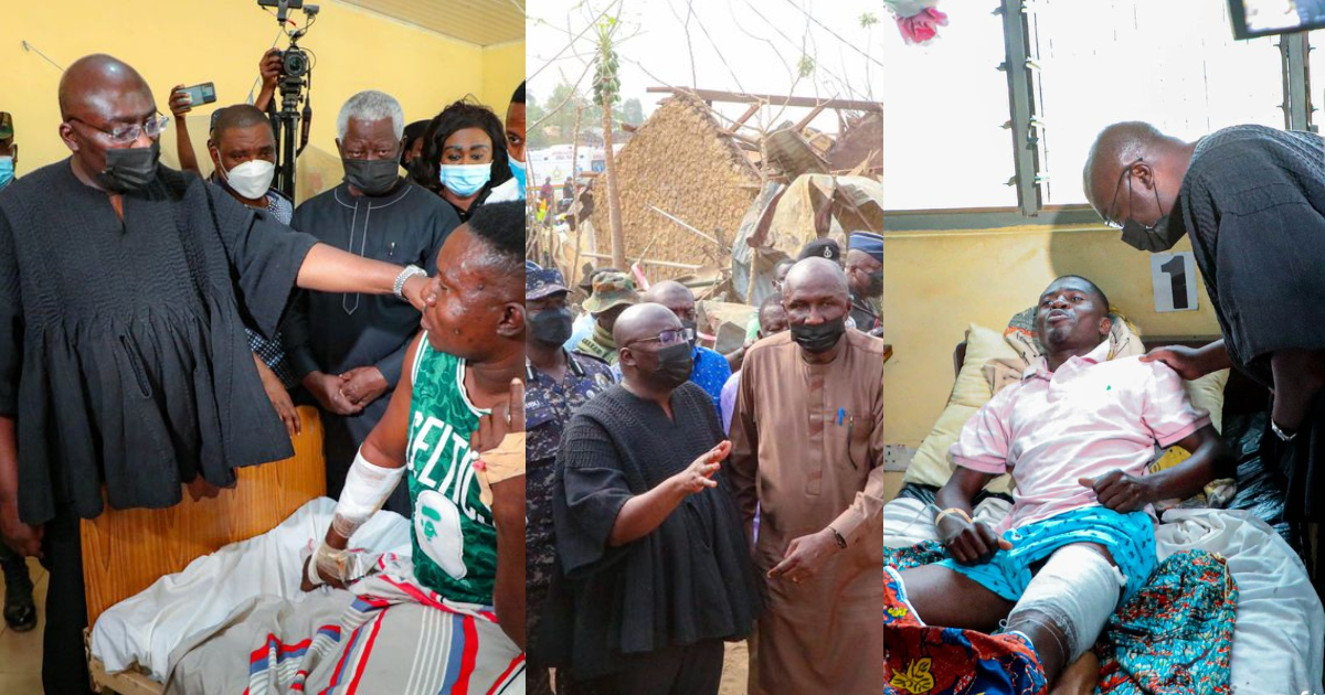 Bawumia: Photos as drop Vice President visits Apiate; commends doctors and nurses