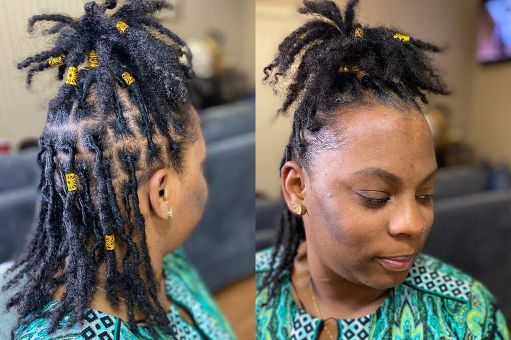How do you style short locs for beginners?