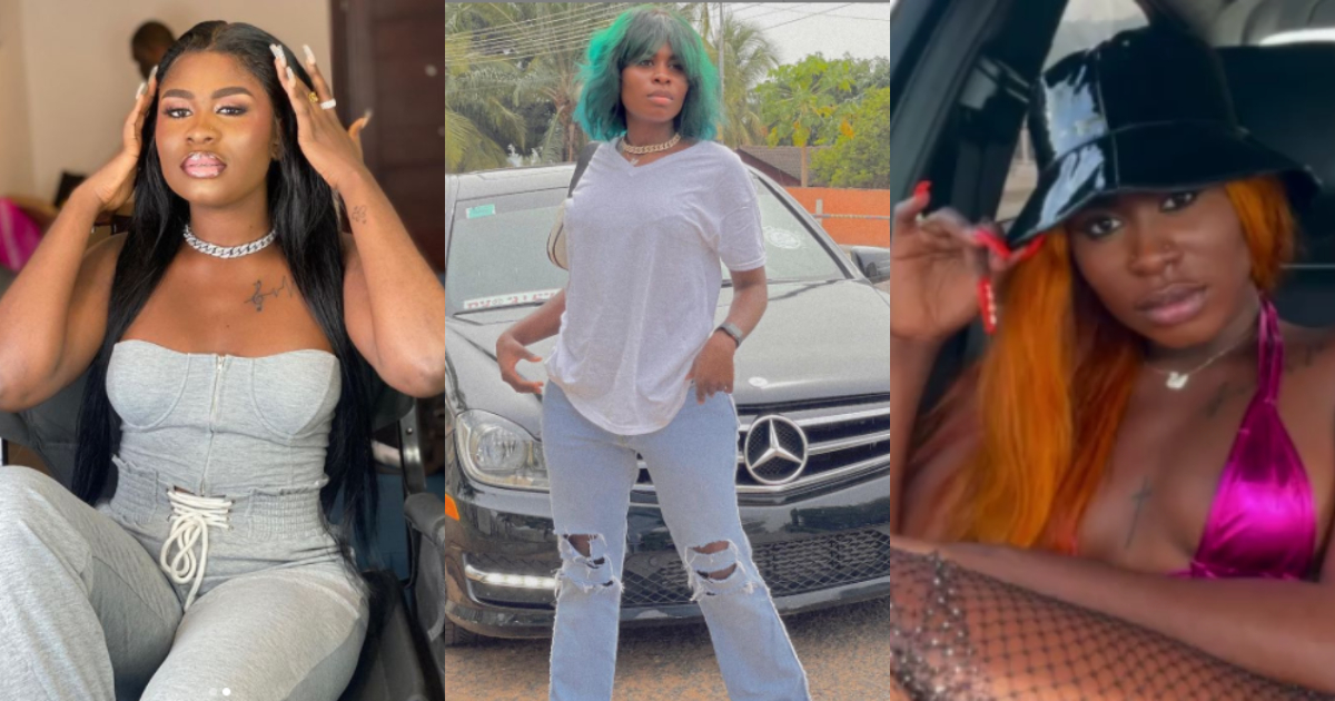 Sassy and fierce: Yaa Jackson shows off her beauty as she flaunts Mercedez Benz in photos and video