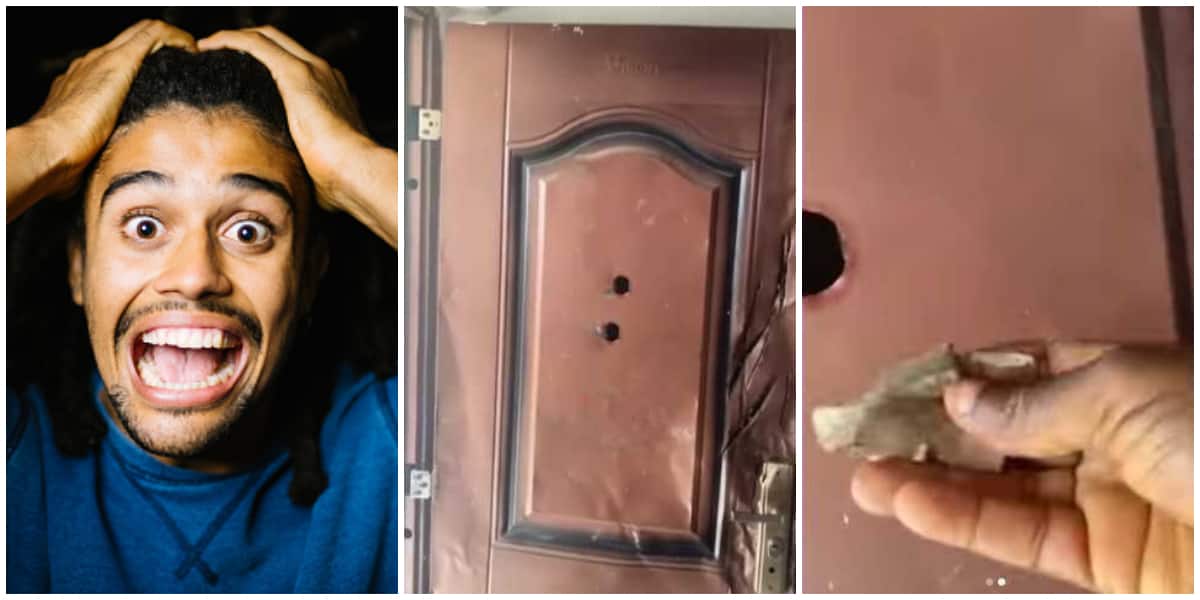 Nigerian man shares the incredible items he found in a door he bought in Delta state