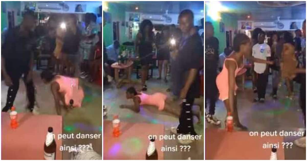 Social media reacts to video of a lady dancing on her belly like a snake at club, video stirs reactions