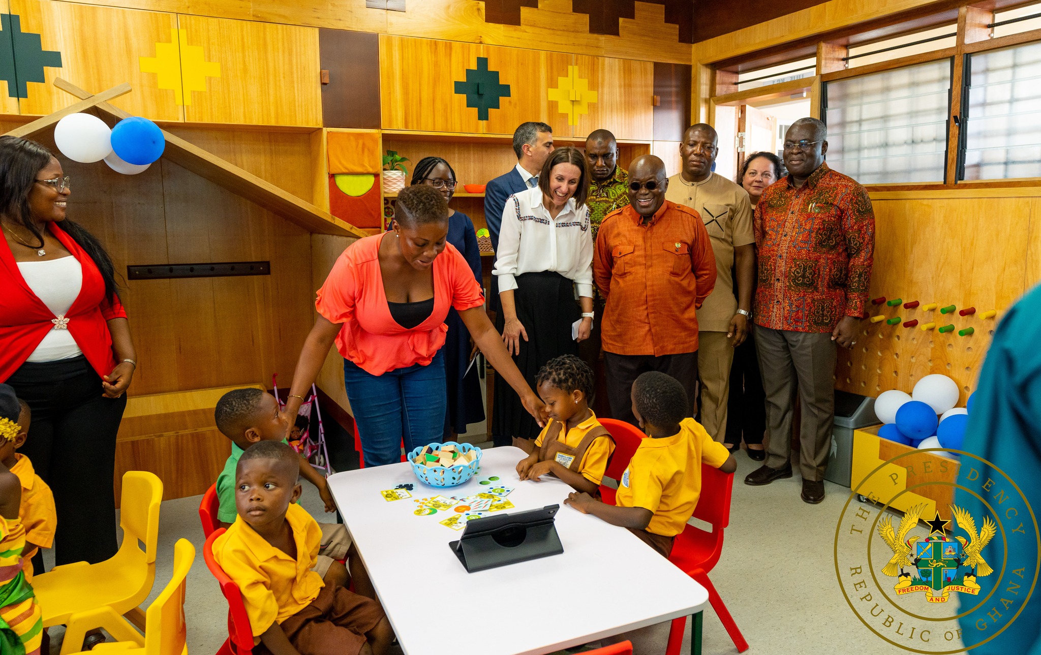 The new Kwabenya Model Kindergarten School has state of the art facilities.