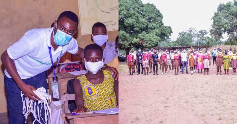 Ghanaian NGO blesses rural schools with PPEs to protect them against COVID-19