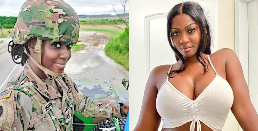 Female soldier who is going viral over beautiful pictures