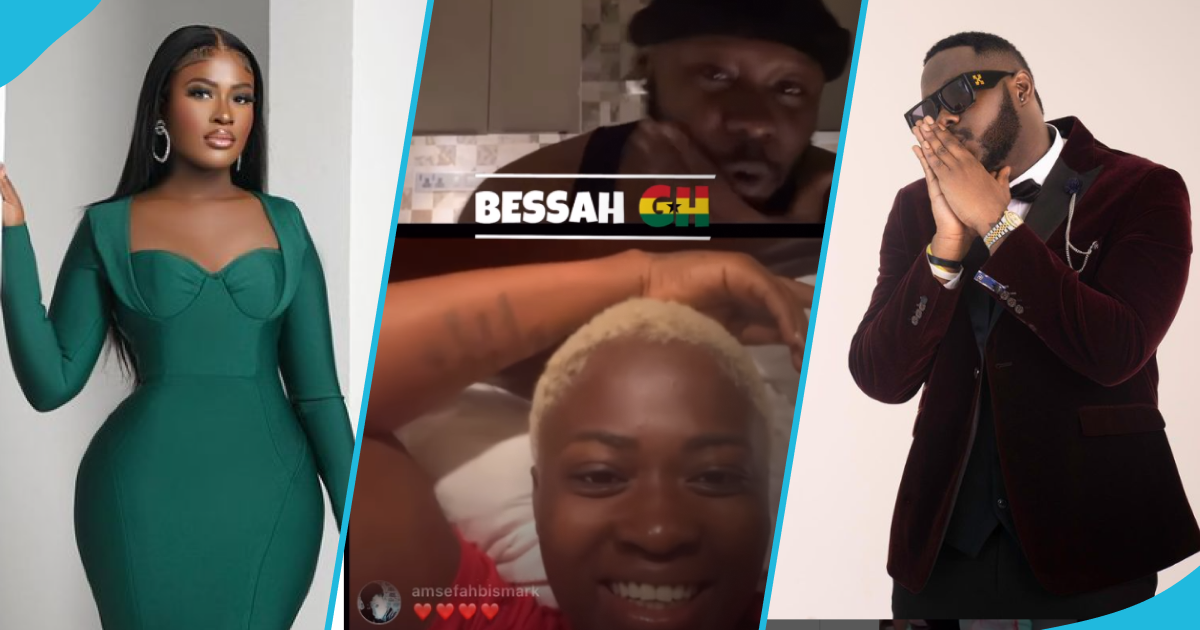 Fella Makafui and Medikal vibe in video as rapper attempts to outwit his wife: “Send me cash”