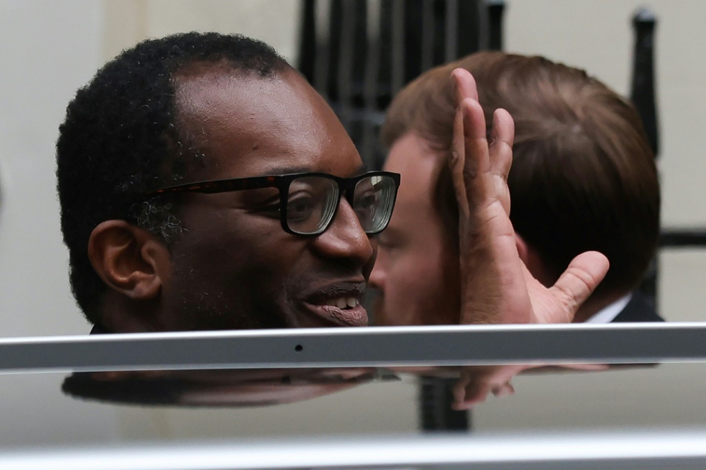 Bye! Truss last week sacked finance minister Kwasi Kwarteng after only 38 days in the role