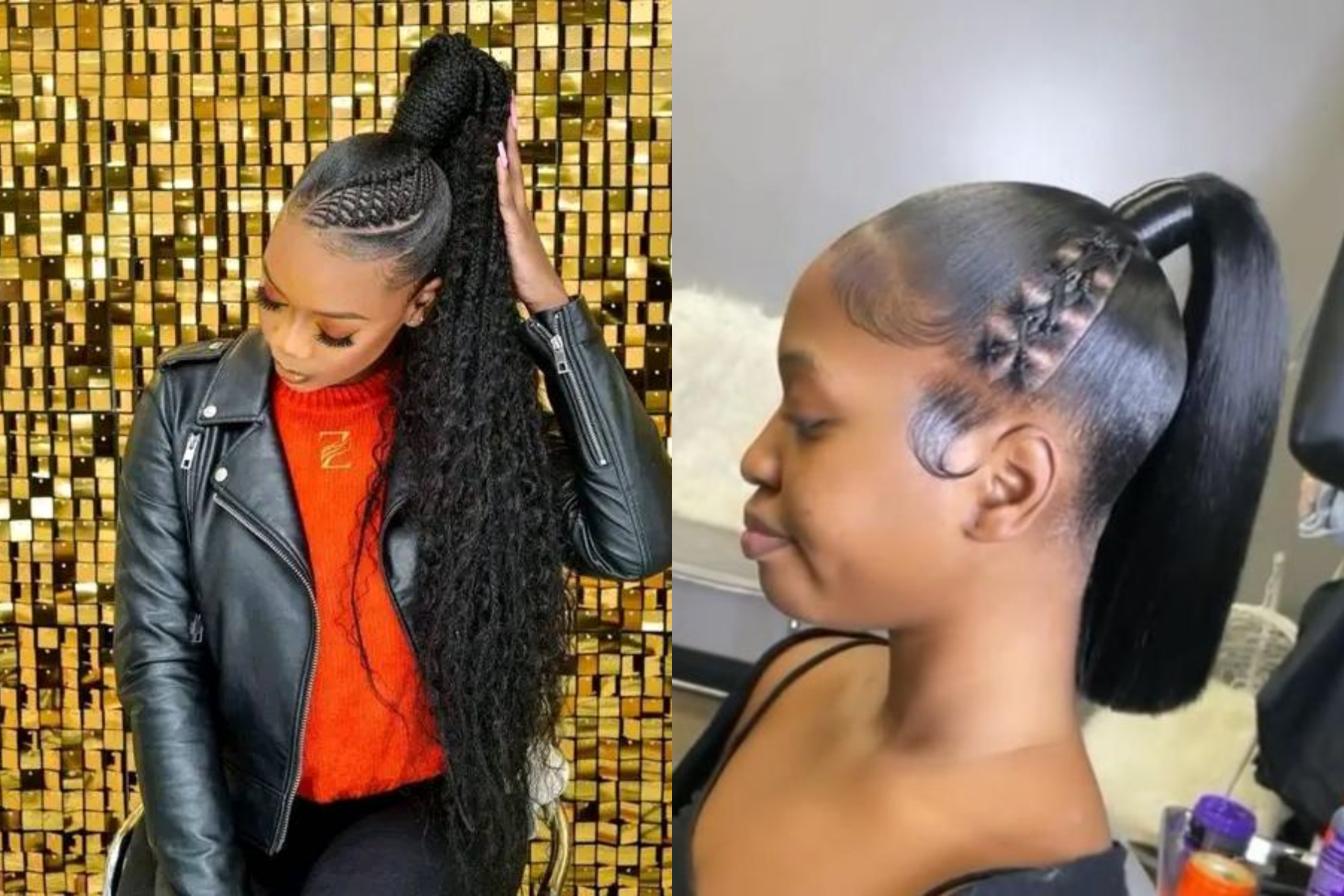 20 trending ponytail packing gel style ideas for a glamorous look
