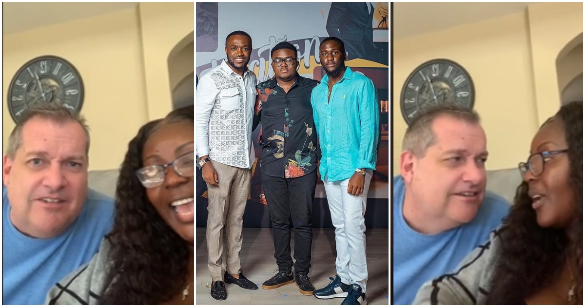 Photo of Ghanaian woman, her husband, and the sons of Osei Kwame Despite