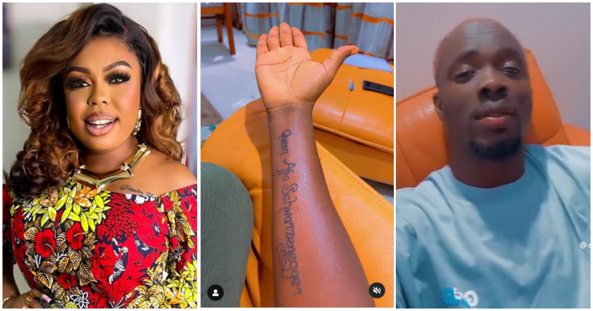 Afia Schwarzenegger's staunch fan tattooes her name on his forearm; video goes viral