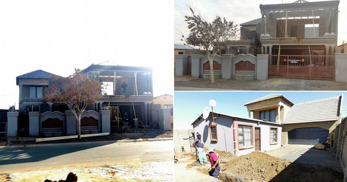 Couple builds own house in township after bank rejects home loan