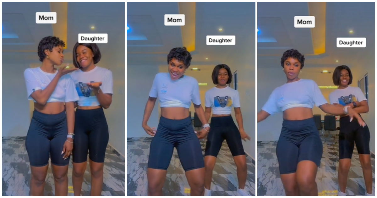 Becca displaying some moves with 'daughter'