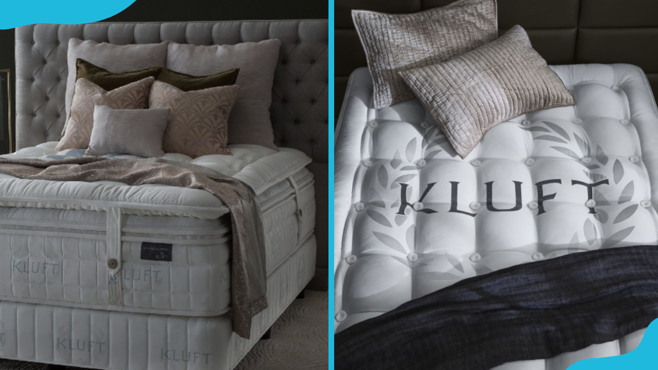 Beds on display with The Royal Ascent Luxetop by Kluft mattress