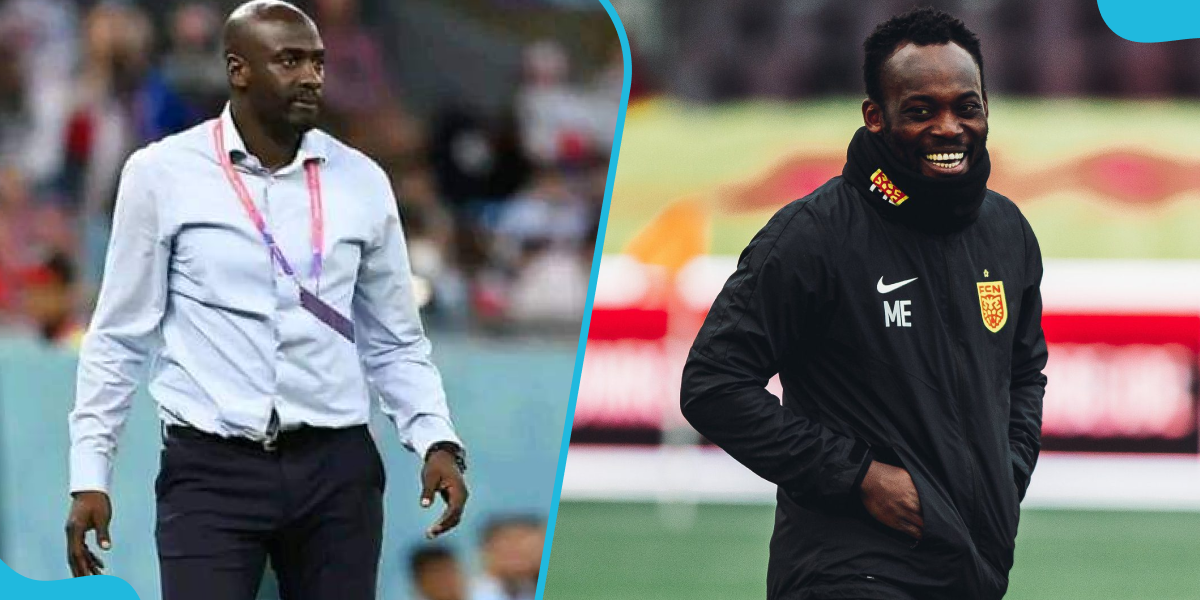 Michael Essien to deputize Otto Addo as Black Stars coach, fans react To the endless rumours