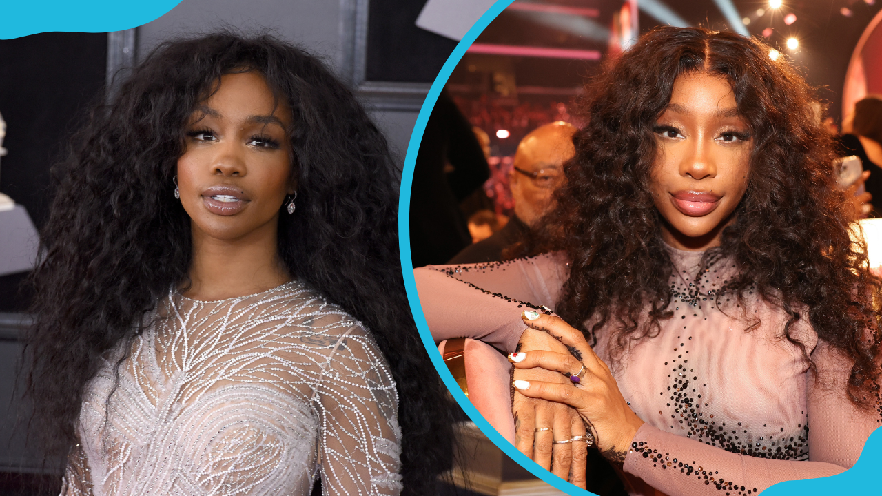SZA attends the 60th Annual Grammy Awards at Madison Square Garden and the 66th Grammy Awards at Crypto.com Arena