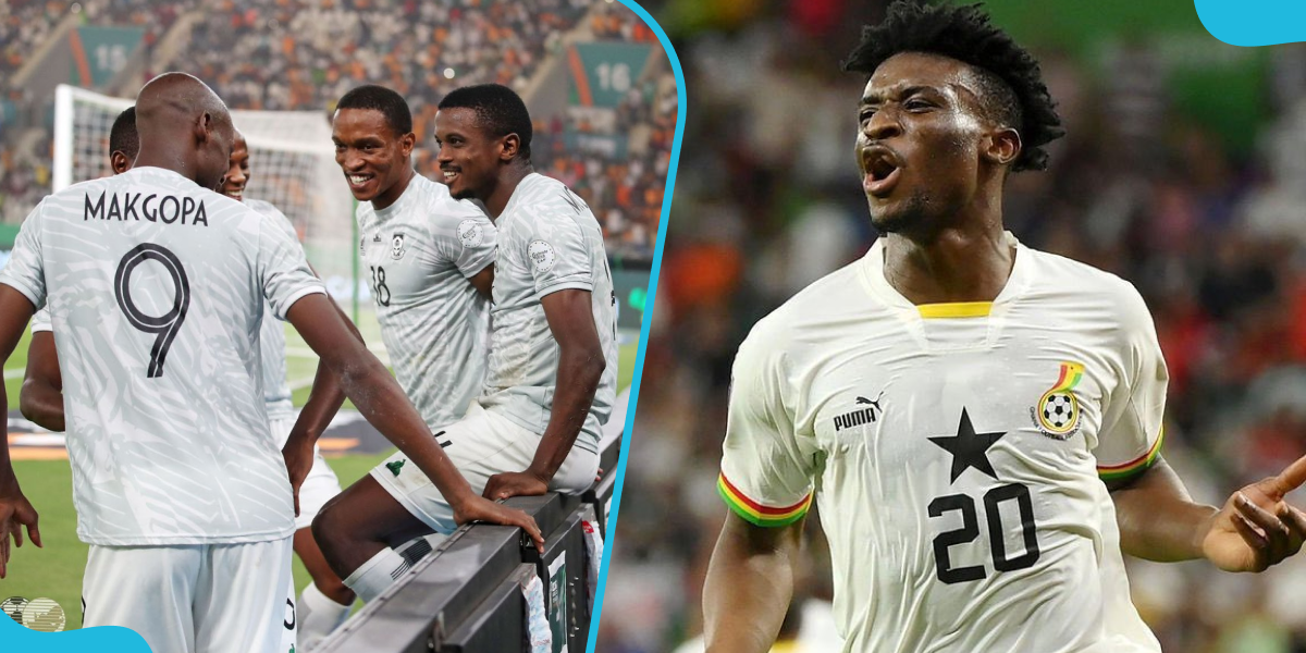 South African players celebrate like Mohammed Kudus, despite missing out on AFCON finals
