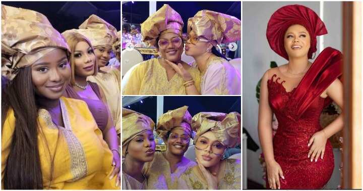Actress Nadia Buari releases stunning images with her mom, sisters, and actress Zynnell Zuh.