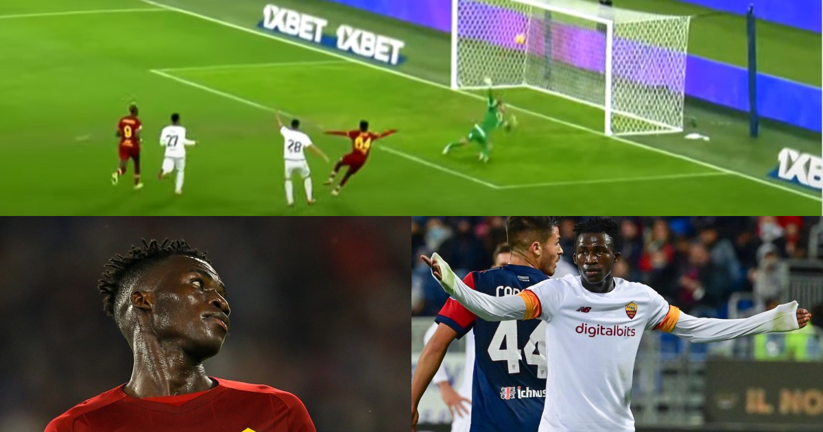 Afena-Gyan: Video of AS Roma star's goal, red card, & Jose Mourinho reaction