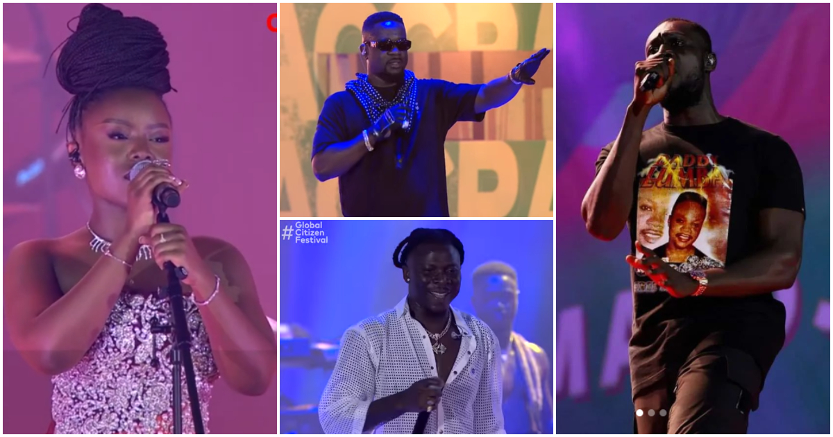 Stonebwoy, Sarkodie, Gyakie, other stars thrill at Ghana's first-ever Global Citizen Festival in videos
