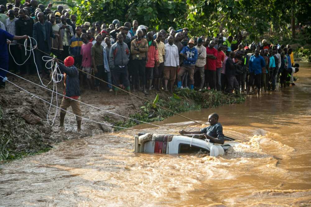 Two rivers burst their banks in the eastern Ugandan city of Mbale, causing widespread damage