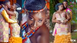 Peace FM & UTV's Nana Ama Baafi marries; beautiful wedding photos & videos drop
