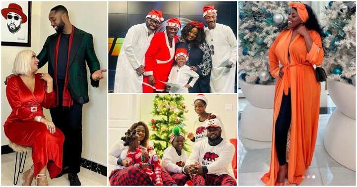 Ghanaian celebrities kick off Christmas celebrations with messages and photos.