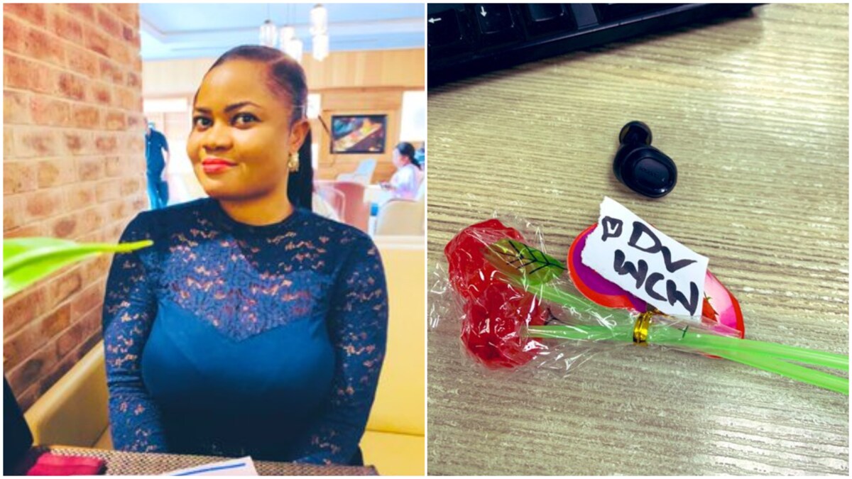 Colleague who is catching feeling for me at work sent stick sweet, Nigerian lady shows off