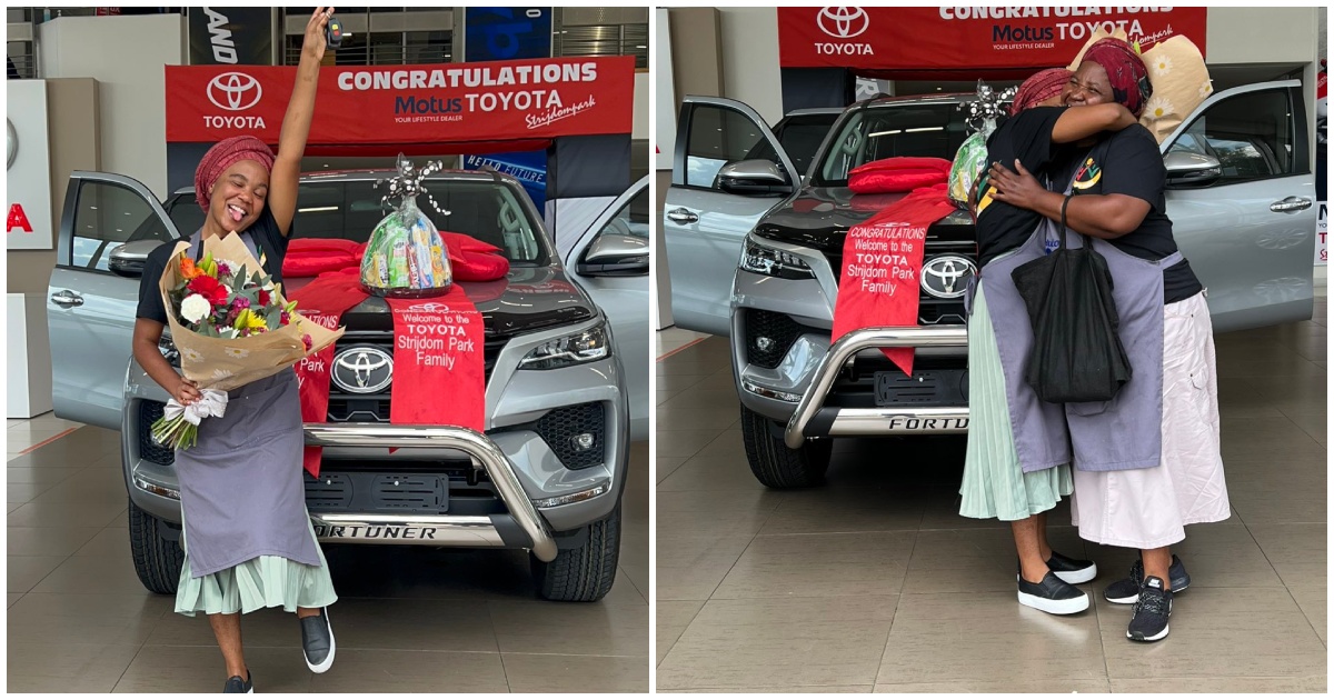 Mother buys Toyota SUV for her daughter