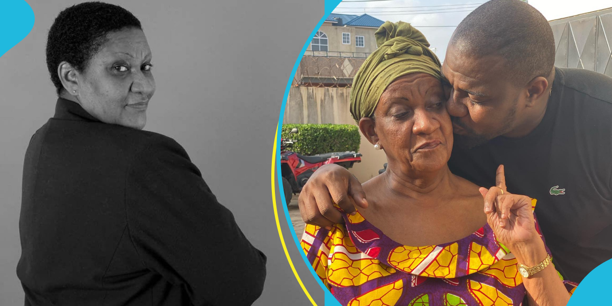 John Dumelo's mother Antionette Dumelo passes away, Lydia Forson, Yvonne Nelson and many others mourn with him