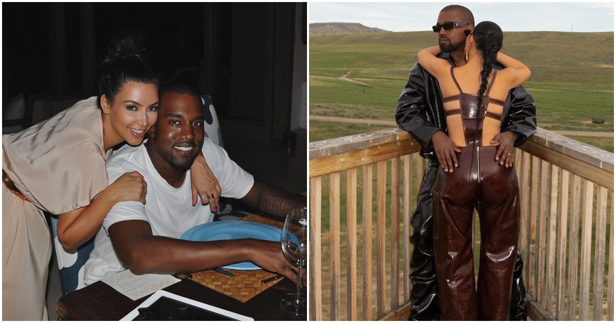 Kim Kardashian and Kanye West stun hard in leather outfits by Mowalola Ogunlesi