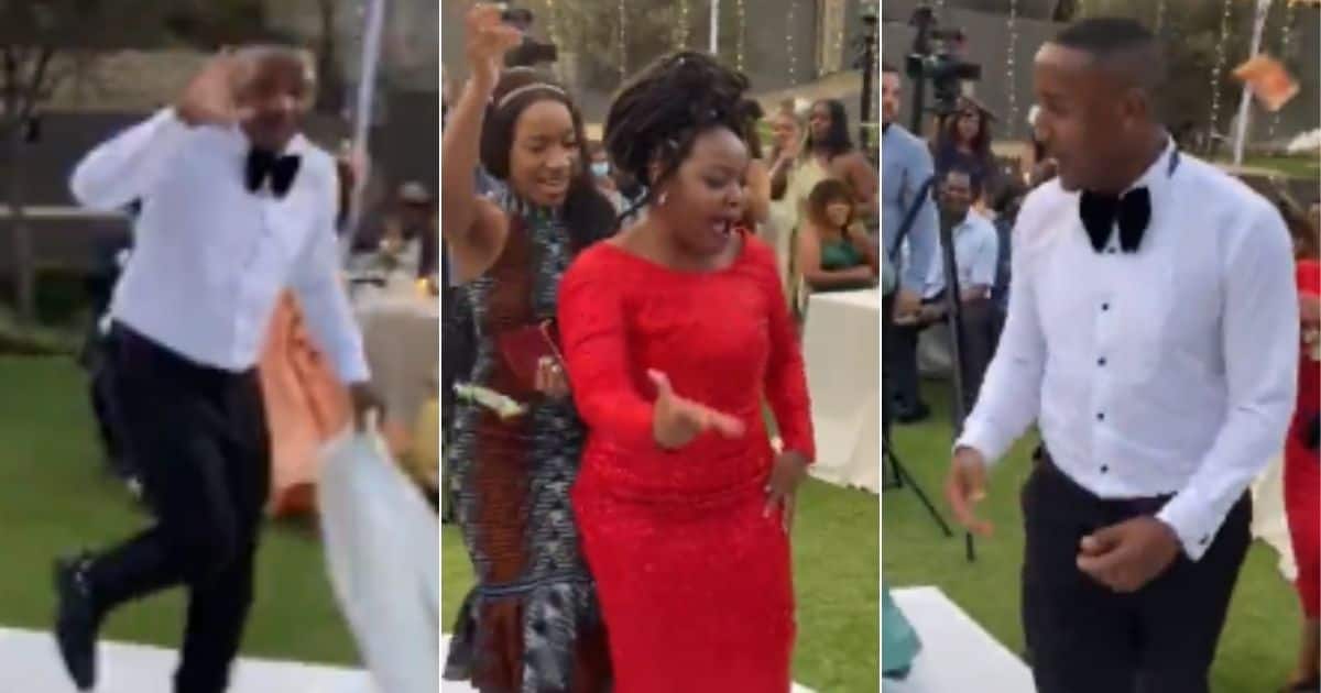 Mzansi, Divided, Viral Video, of Wedding, Money, Flying
