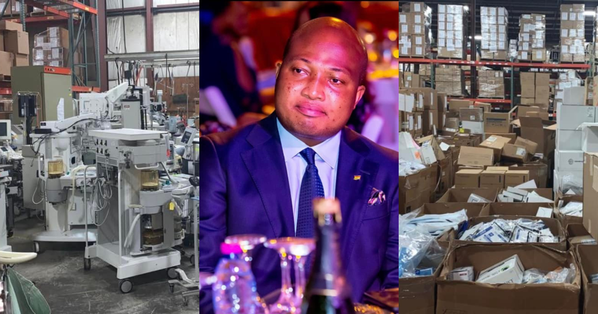 Ablakwa shows medical equipment for his constituency