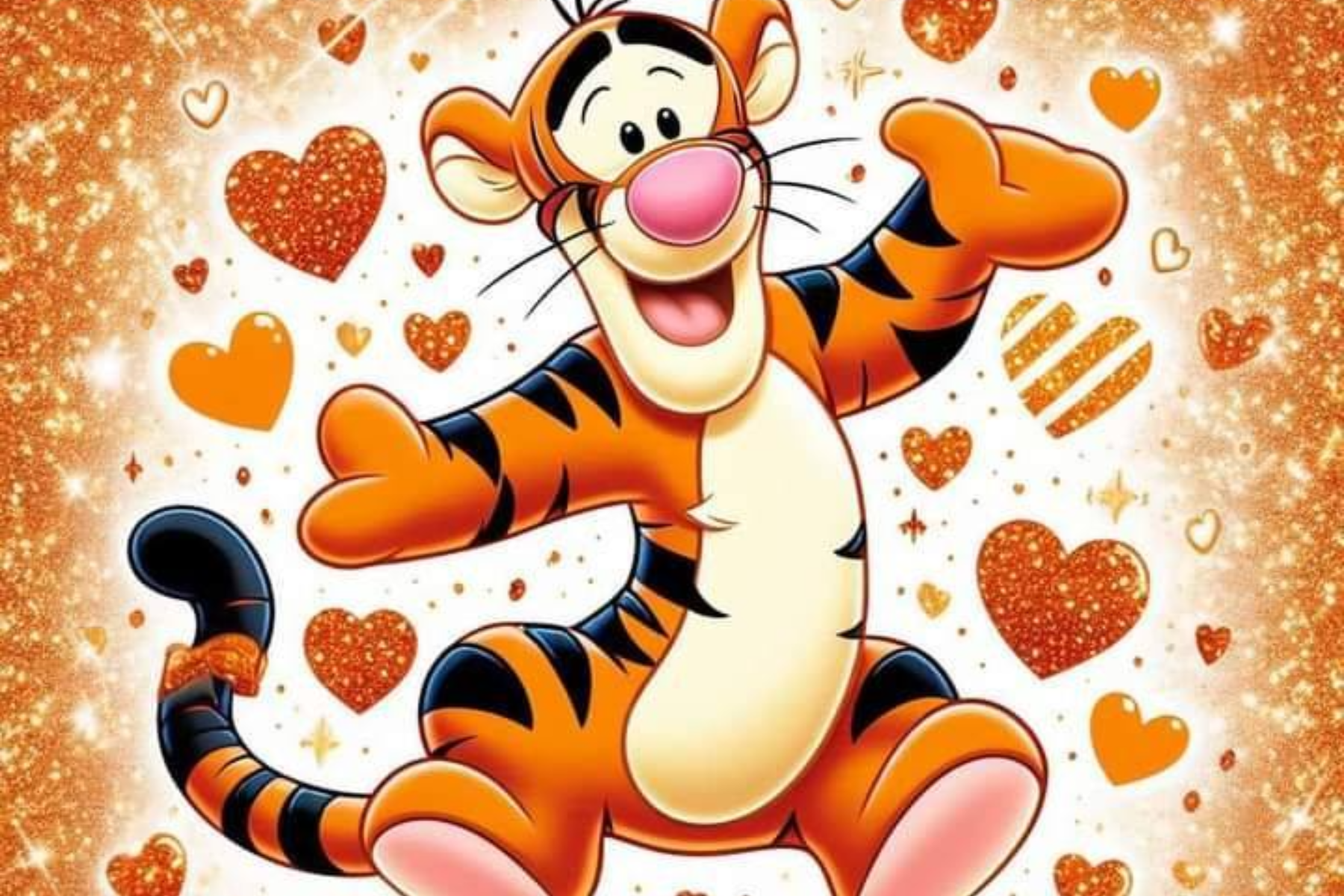 The Tigger is dancing