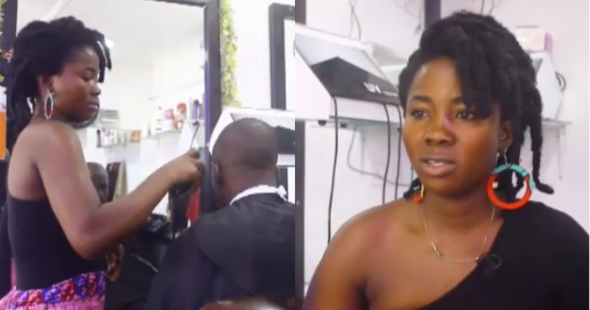 Elizabeth Amponsah: Meet the Gh Female Barber Determined to Succeed in the Male-dominated Profession