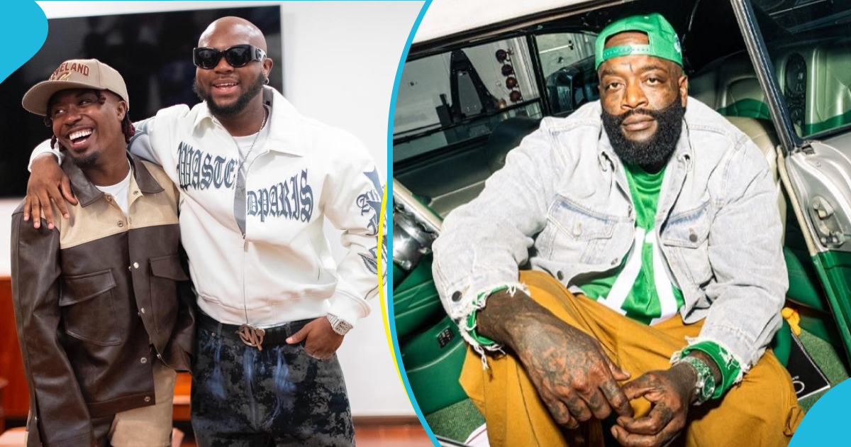 Rick Ross: King Promise hails Dancegod Lloyd as he introduces him to American rapper