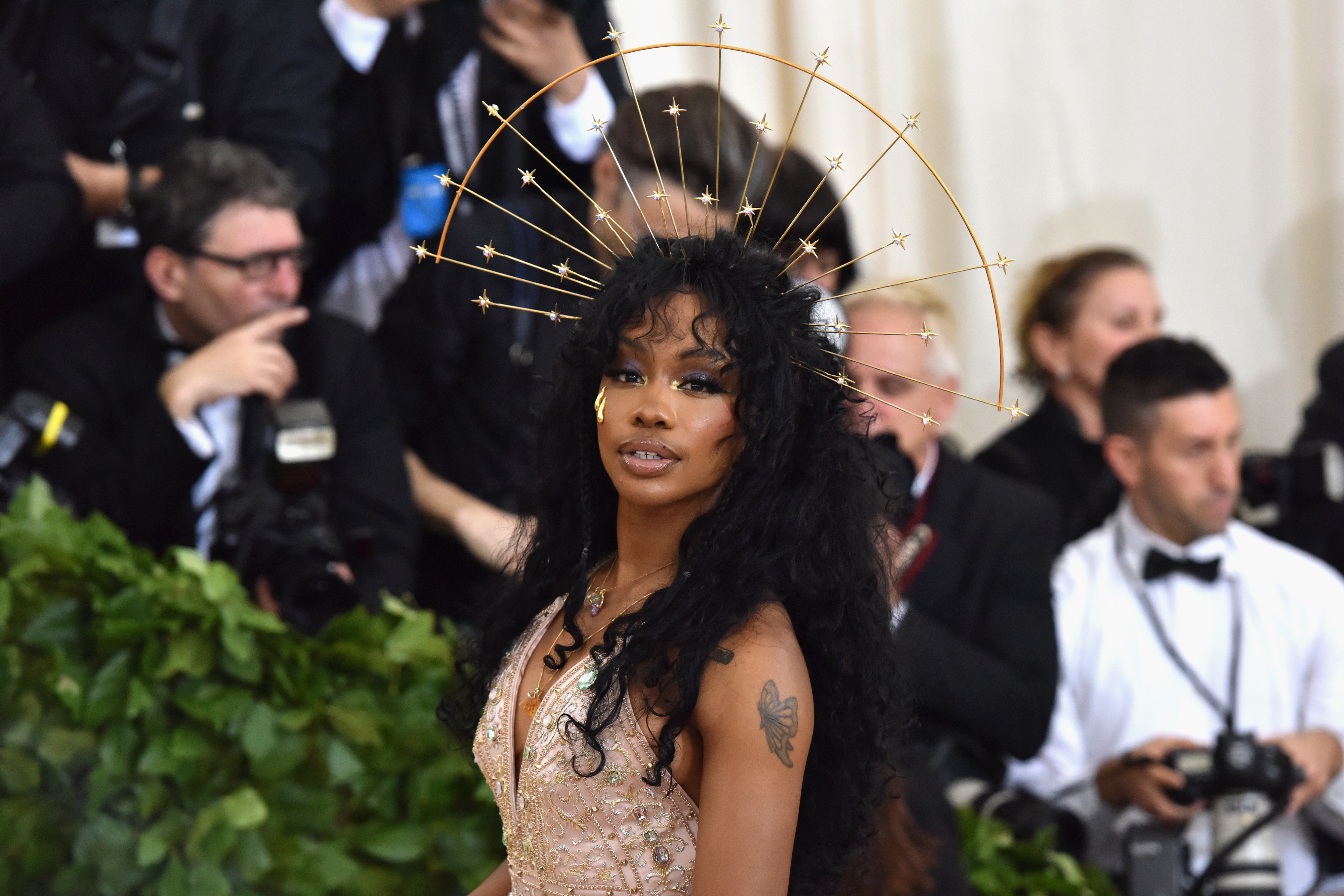 SZA attends the Heavenly Bodies: Fashion & The Catholic Imagination Costume Institute Gala