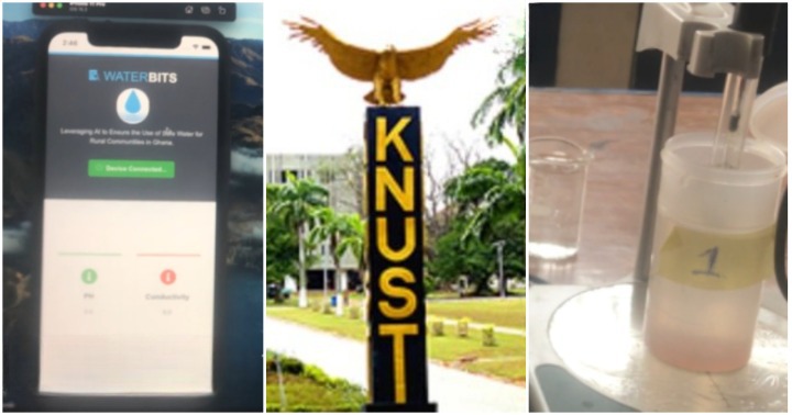 Tech geniuses: 3 students from KNUST build device to determine water quality
