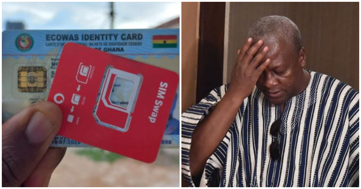 Former President Mahama has lamented how SIM card was blocked for 2 days