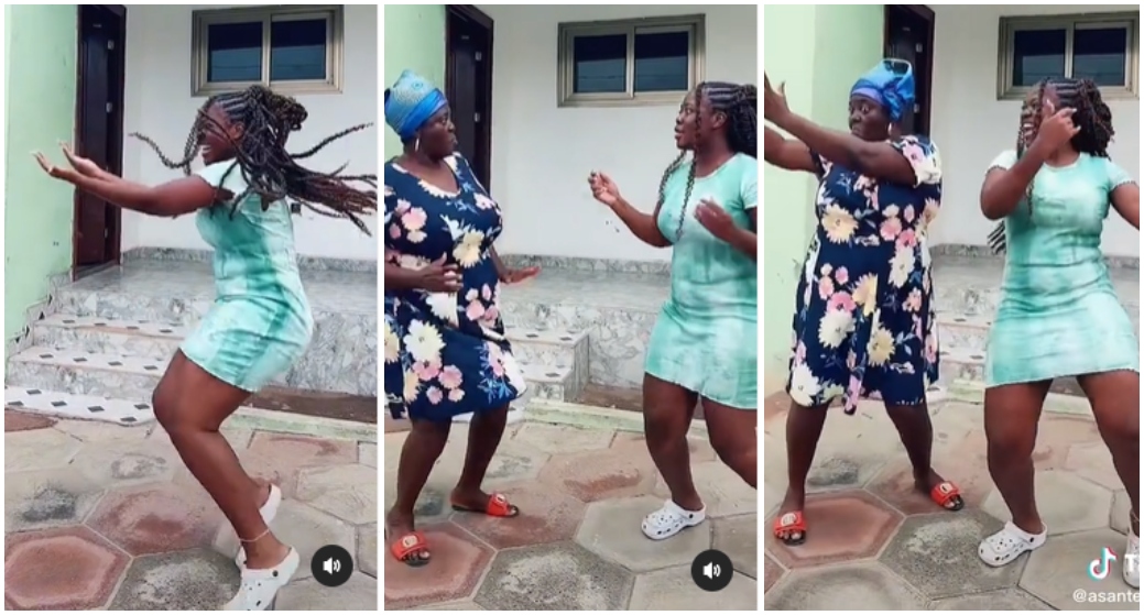 TikToker Asantewaa Flaunts Beautiful Lookalike Mum, Dances With Her In Video