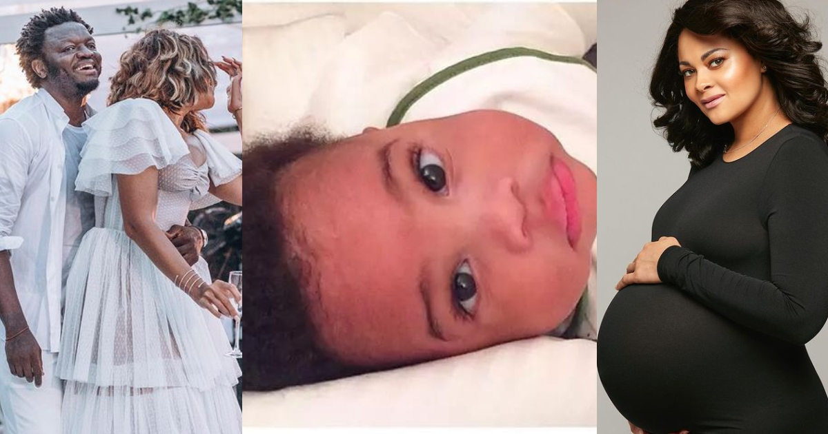 Muntari’s son all grown in latest adorable photo; so cute, tall, and hairy