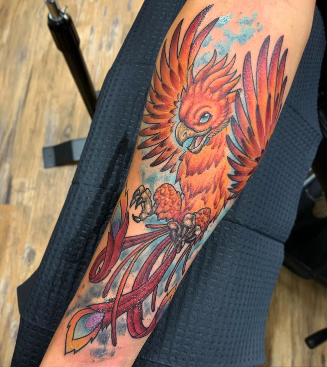 30 cool phoenix tattoo ideas with powerful meanings to try  YENCOMGH